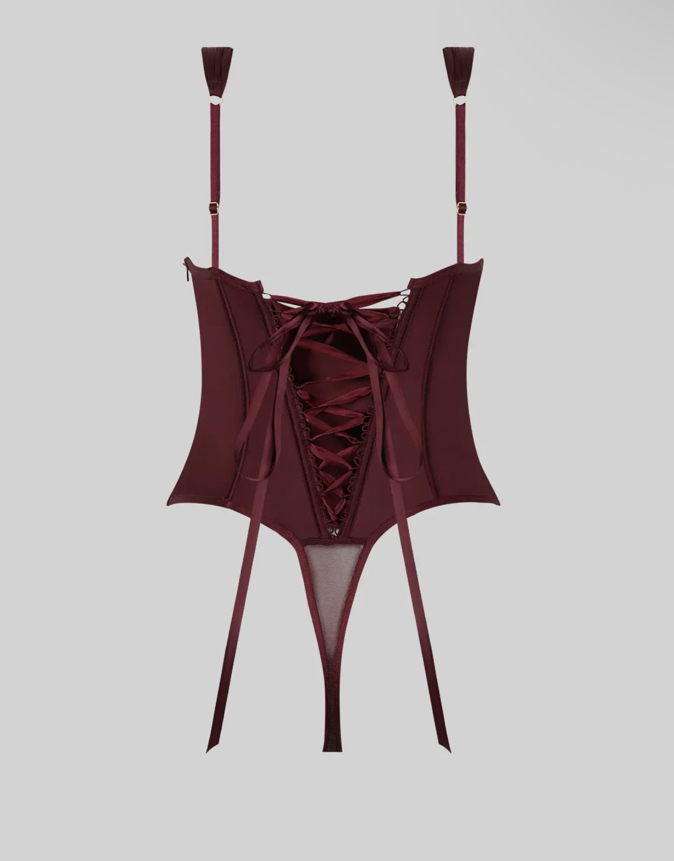 Monroe Satin Draped Push Up Teddy